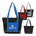 Dual Mesh Pocket Zipper Tote